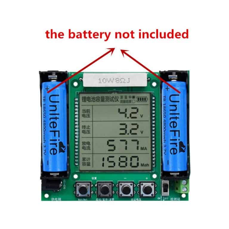 18650 Modul Penguji Kapasitas Baterai Lithium Presisi Tinggi XH-M239 LCD Tampilan Digital Modul Kapasitas Sesungguhnya Pengukuran MaH/MwH - Gambar 2