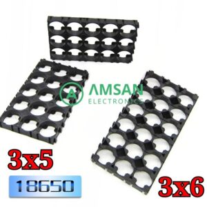 Tempat baterai 3x5 3x6 18650 holder spacer bracket 5x3 6x3 powerwall