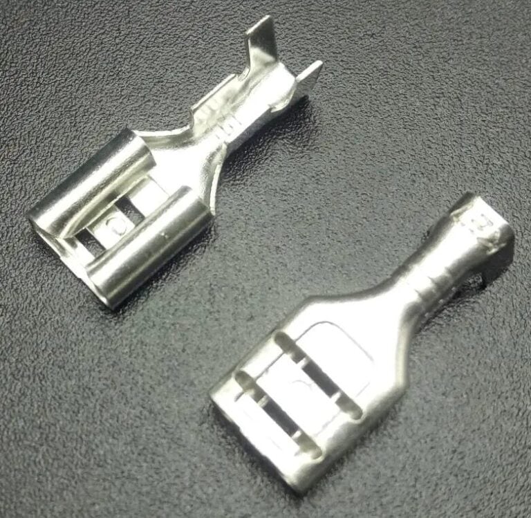 Skun Gepeng Terminal Male Female Spade Konektor Crimping Terminal - Gambar 2