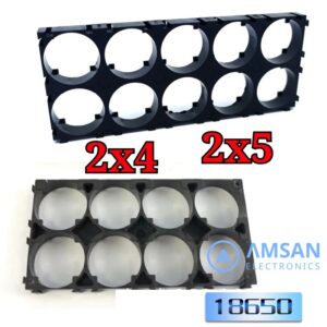 Dudukan Battery Bempat Baterai Spacer 18650 2x4 2x5 Holder batrai