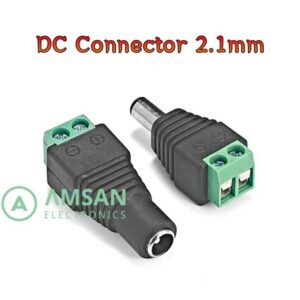 DC Connector 2.1mm CCTV Router LED Strip Laptop DVR Adaptor