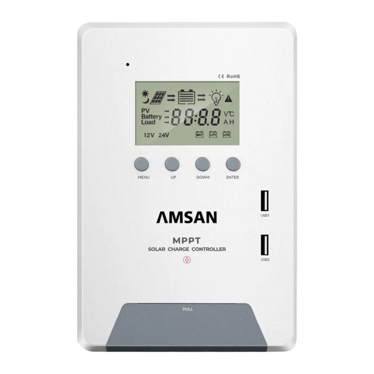 MPPT AMSAN DM-60A 12V 24V 48V Solar Charge Controller 30A 40A 60A