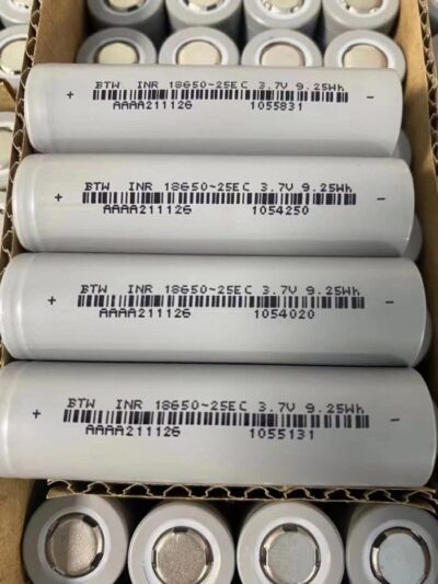 Battery 18650 2500mah lithium battery 3.7V 5C INR 18650-25EC 9.25Wh