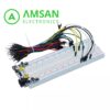 Breadboard 830 Point Solderless PCB MB-102 MB102 Test Arduino Board - Gambar 3