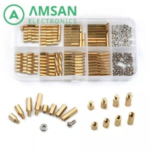 Spacer M3 Hex Brass Standoff Stainless Steel Screw Nuts 120pcs