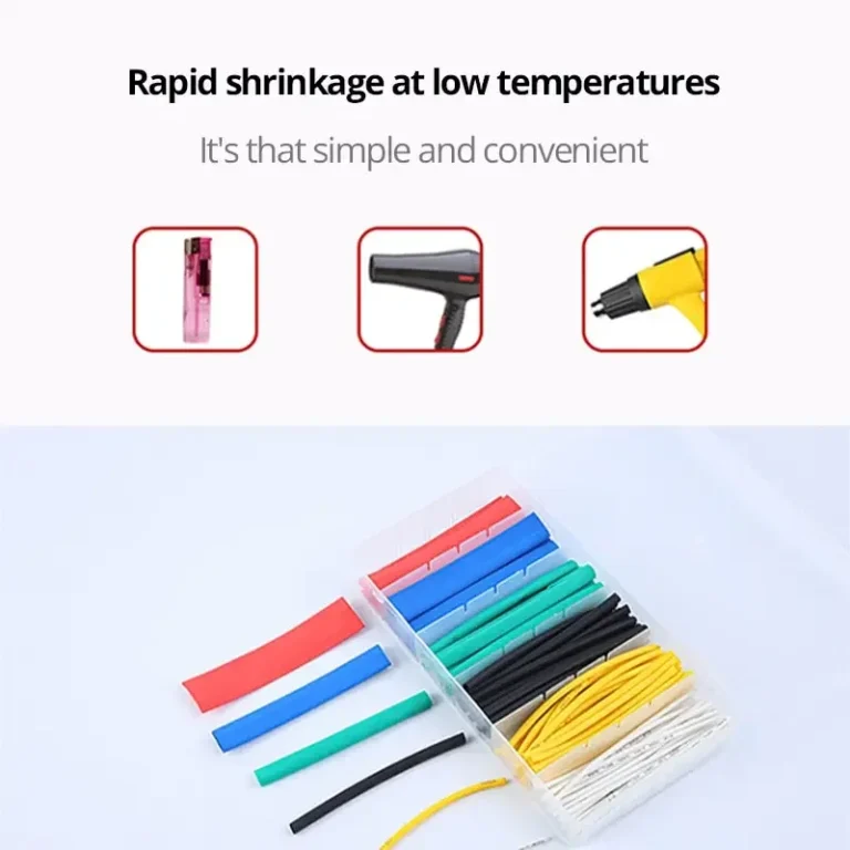 Isolasi Bakar 1 Meter Thermoresistant Heat Shrink Tube Cable Sleeve Wire Protector Shrink Wrapping Heat Shrinkable Sheath Heat-shrink Tubing - Gambar 6