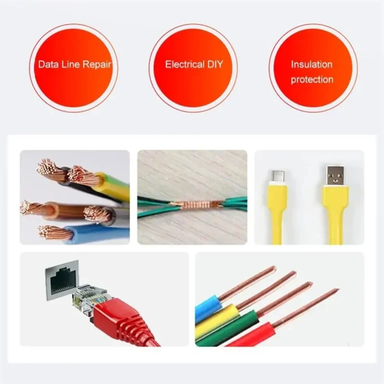 Isolasi Bakar 1 Meter Thermoresistant Heat Shrink Tube Cable Sleeve Wire Protector Shrink Wrapping Heat Shrinkable Sheath Heat-shrink Tubing - Gambar 4