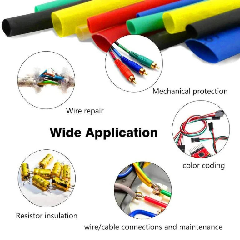 Isolasi Bakar 1 Meter Thermoresistant Heat Shrink Tube Cable Sleeve Wire Protector Shrink Wrapping Heat Shrinkable Sheath Heat-shrink Tubing - Gambar 3