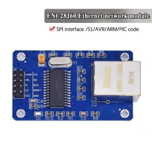 ENC28J60 LAN Ethernet Network Board Module 25MHZ Crystal AVR 51 LPC STM32 3.3V for arduino