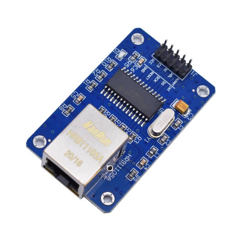 ENC28J60 LAN Ethernet Network Board Module 25MHZ Crystal AVR 51 LPC STM32 3.3V for arduino - Gambar 3