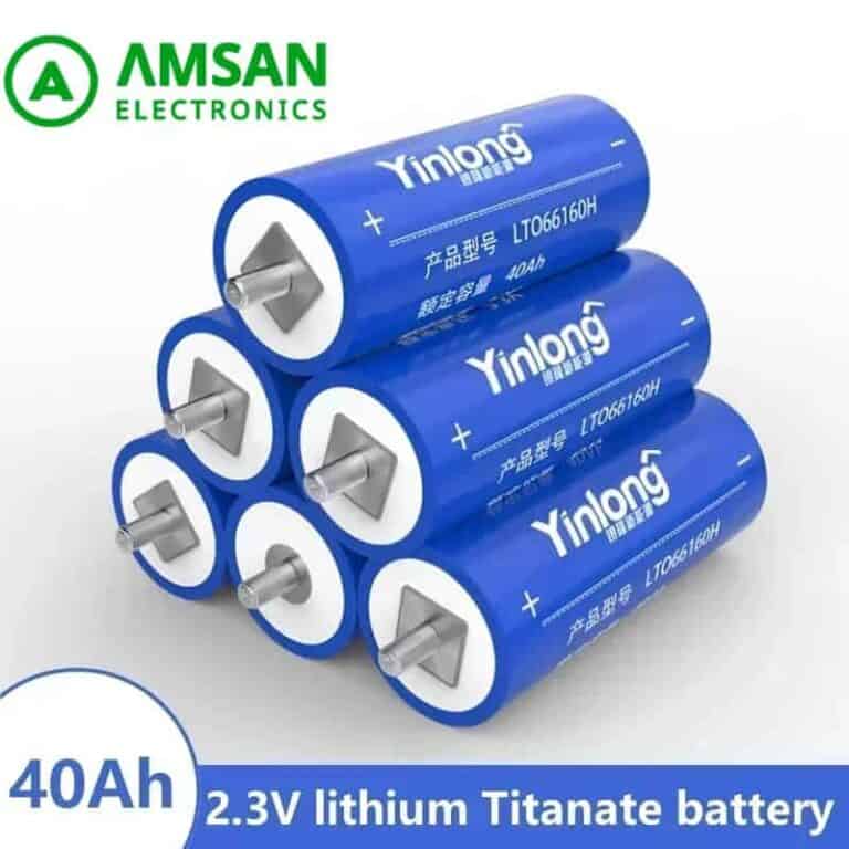Yinlong 2.3V 40Ah LTO Battery 66160 10C Discharge Lithium Titanate Battery Low-Temperature Resistant Battery