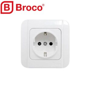 Stop Kontak BROCO GALLEO G151-55S Putih/ Stop Kontak tanam