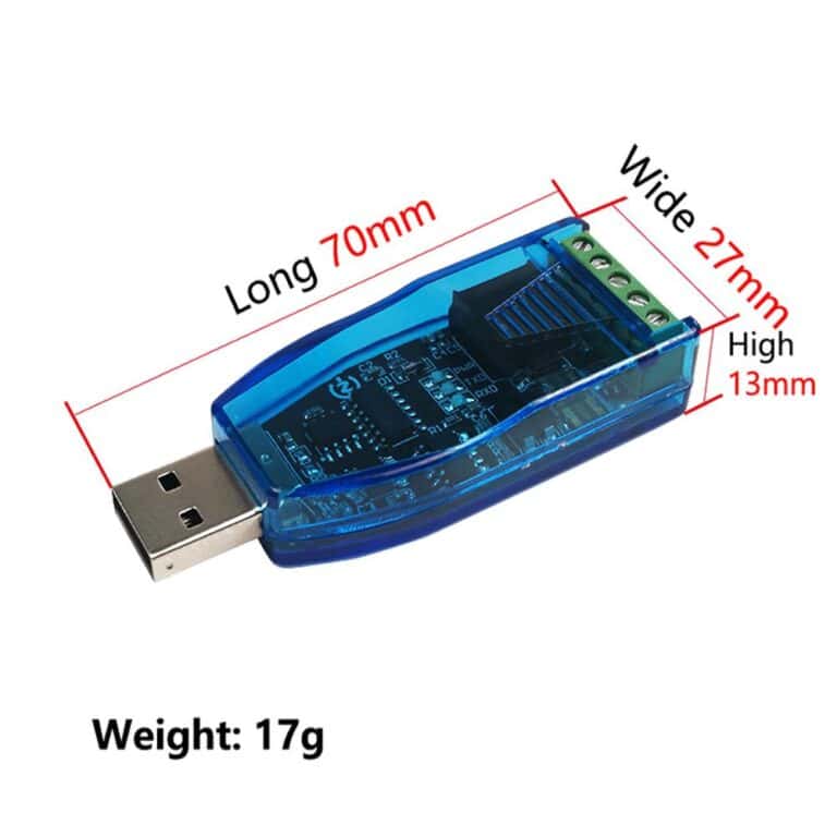 TVS ESD Protection CH340E Standard RS-485 Connector Converter Board Isolated Industrial USB To RS485 Communication Module - Gambar 2