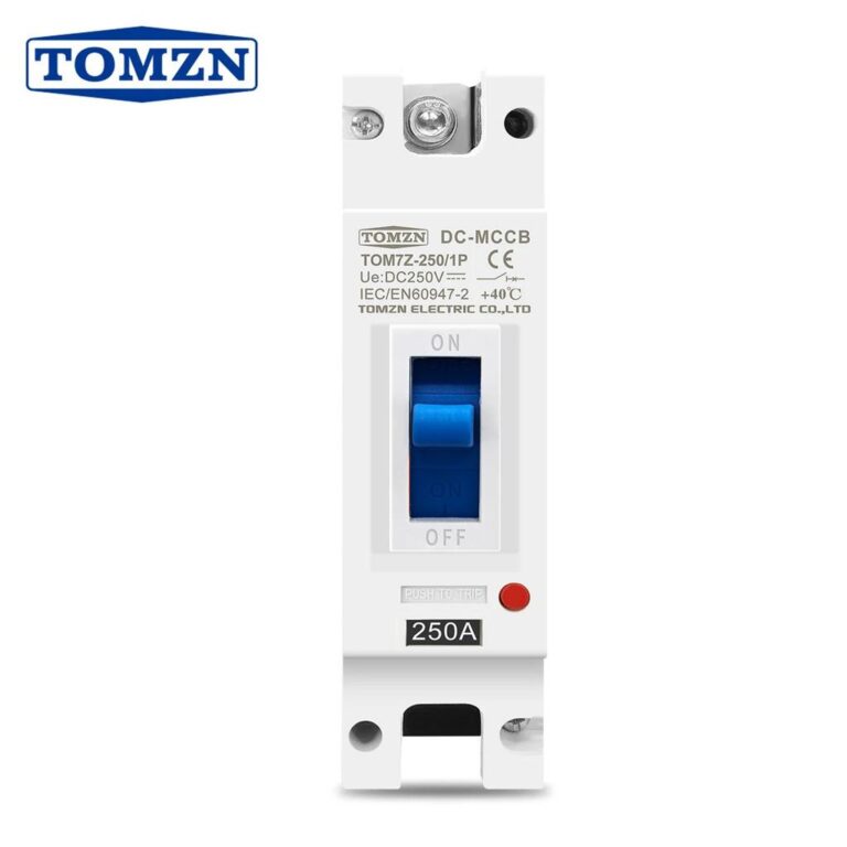 DC MCCB TOMZN 2P 250V 250A Overload Protection Switch Protector
