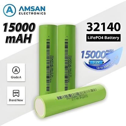 Bateray LiFePO4 32140 15Ah 3.2V