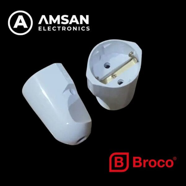 Broco Kontra Steaker Arde Putih 13410 Female Coupler 16A 250V
