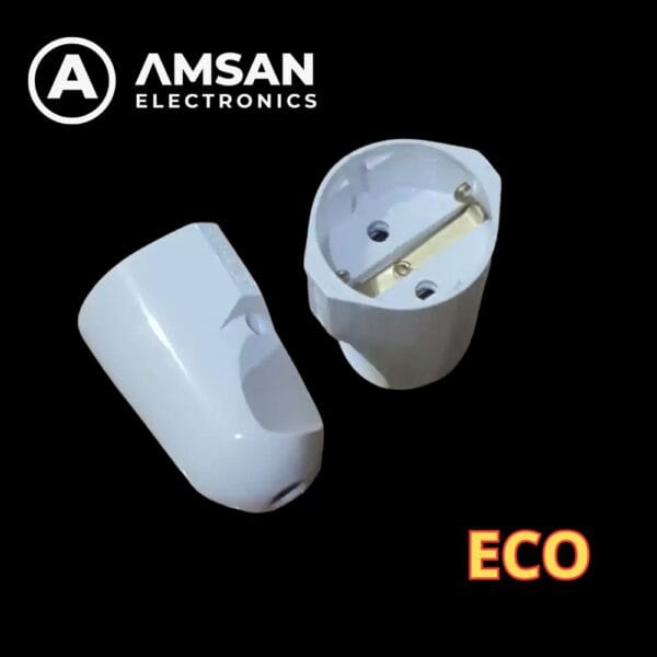 Broco Kontra Steaker Arde Putih 13410 Female Coupler 16A 250V - Gambar 2