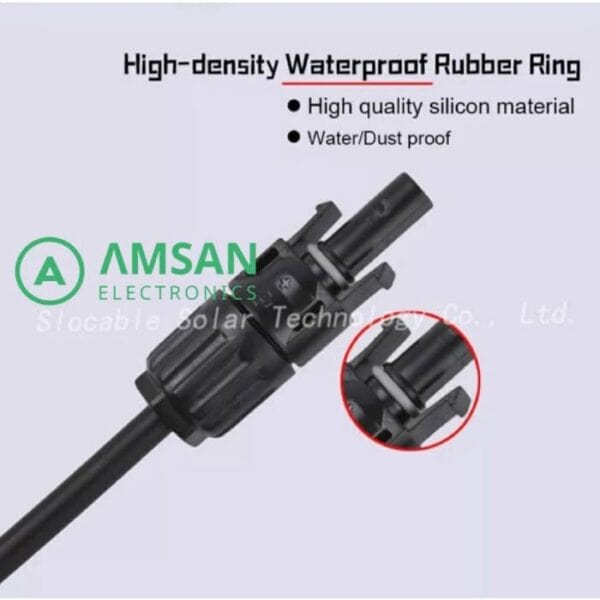 Konektor MC4 Slocable IP68 1500VDC 30A Sambungan Kabel Panel Surya - Gambar 4