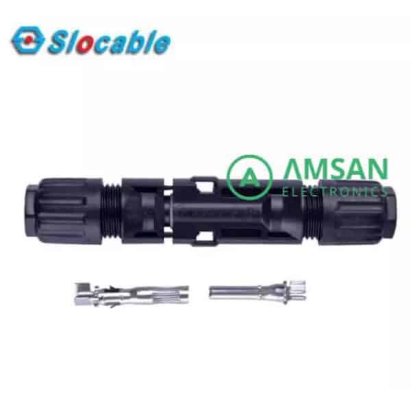 Konektor MC4 Slocable IP68 1500VDC 30A Sambungan Kabel Panel Surya - Gambar 3
