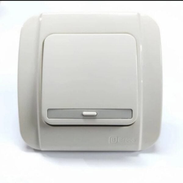Saklar Seri Broco White Double Switch & Single Switch Inbow Tanam 6622U-11 Original