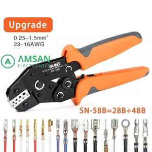 Kombinasi IWISS SN 58B = 28B + 48B Tang Crimping DuPont TE JST Molex EDM Cutting Jaw